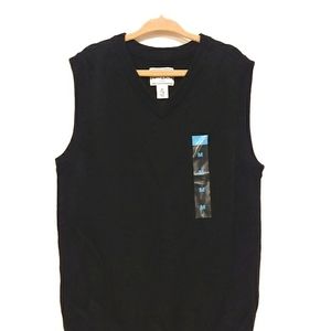 NWT Boys Navy Sweater Vest